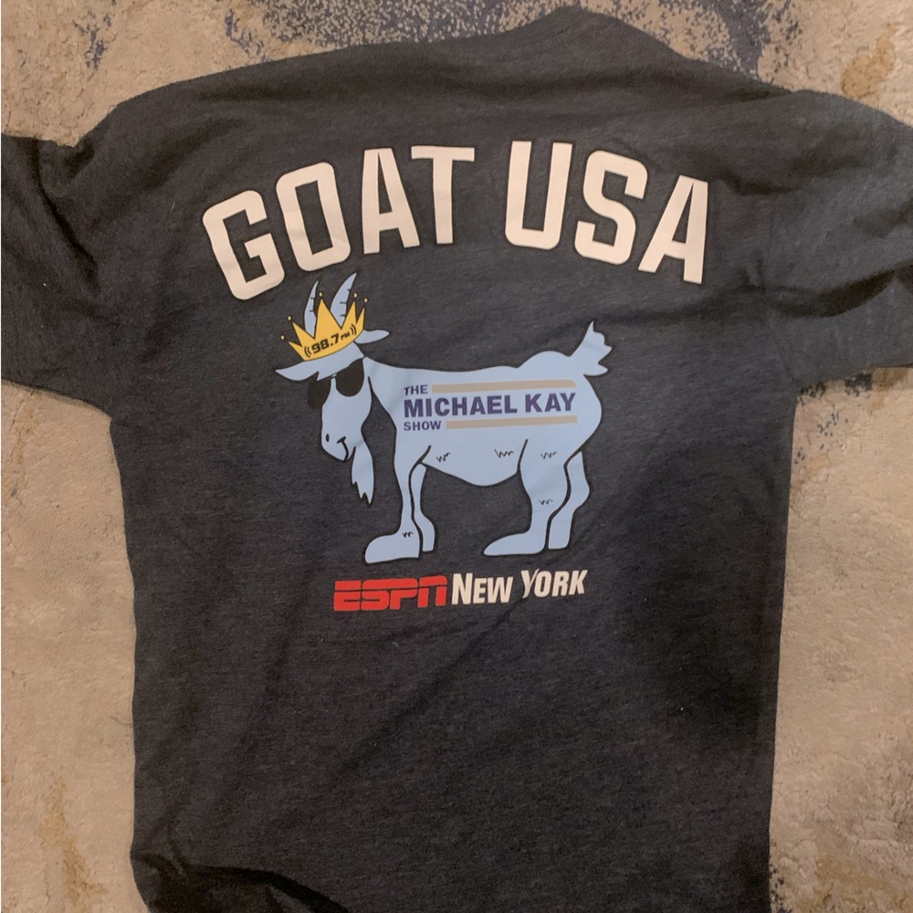 Charcoal Gray GOAT tshirt